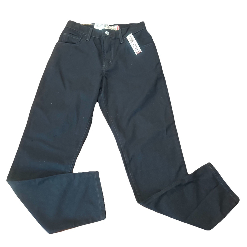 NWT Levi’s Relaxed Tapered 550 Stretch Jeans Size:4 M Women Black
